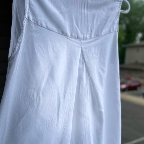 🆕 MLM White Drape Front Maternity & Nursing Blouse Size XS - Picture 7 of 10